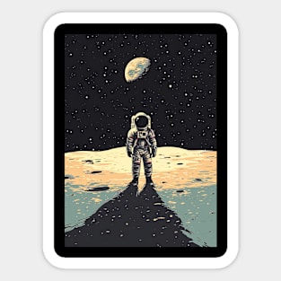 Earth Astronaut Sticker